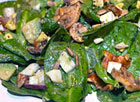 Spinach Salad with Honey Mustard Dressing