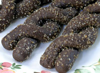 Sugared Chocolate Pretzels