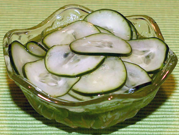 Sweet and Sour Cucumbers