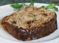 Turkey Meatloaf with Prune Glaze