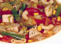 Turkey Vegetable Macaroni Soup