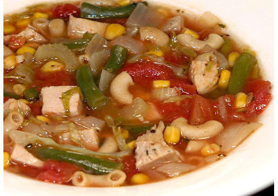 Turkey Vegetable Macaroni Soup