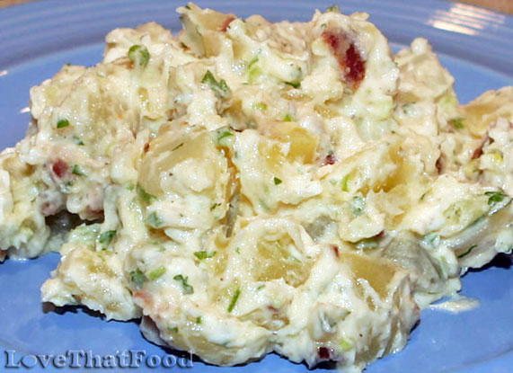 Wasabi Bacon Potato Salad