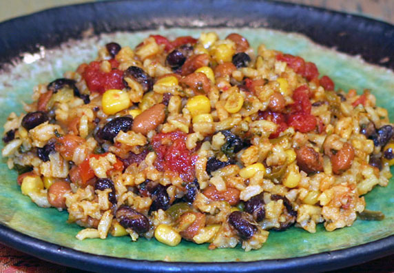 Yellow Rice with Beans and Corn