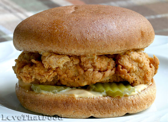 Crispy Chicken Sandwich Recipe with Picture - LoveThatFood.com