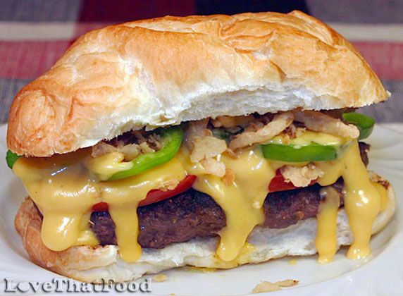 Golden Onion Burger Recipe with Picture - LoveThatFood.com