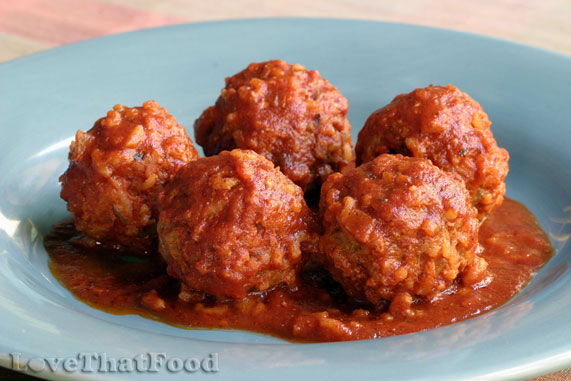 Porcupine Meatballs in Chili Sauce Recipe with Picture - LoveThatFood.com